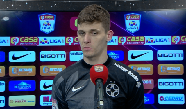 Ce a spus Ștefan Târnovanu, după ce a fost preferat în poarta FCSB-ului în detrimentul lui Andrei Vlad