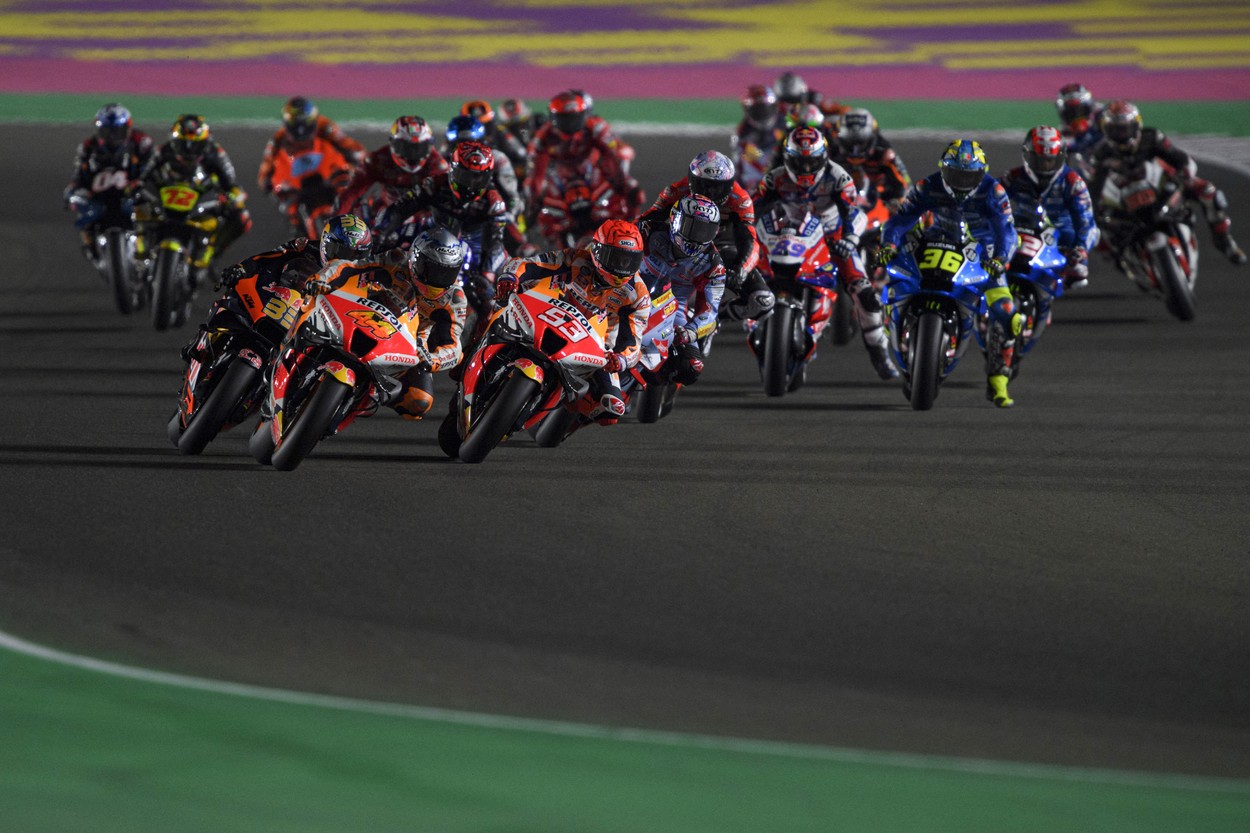 Mark Marquez a terminat abia pe 5 prima cursă de Moto GP a sezonului. Surpriză imensă furnizată de Bastianini