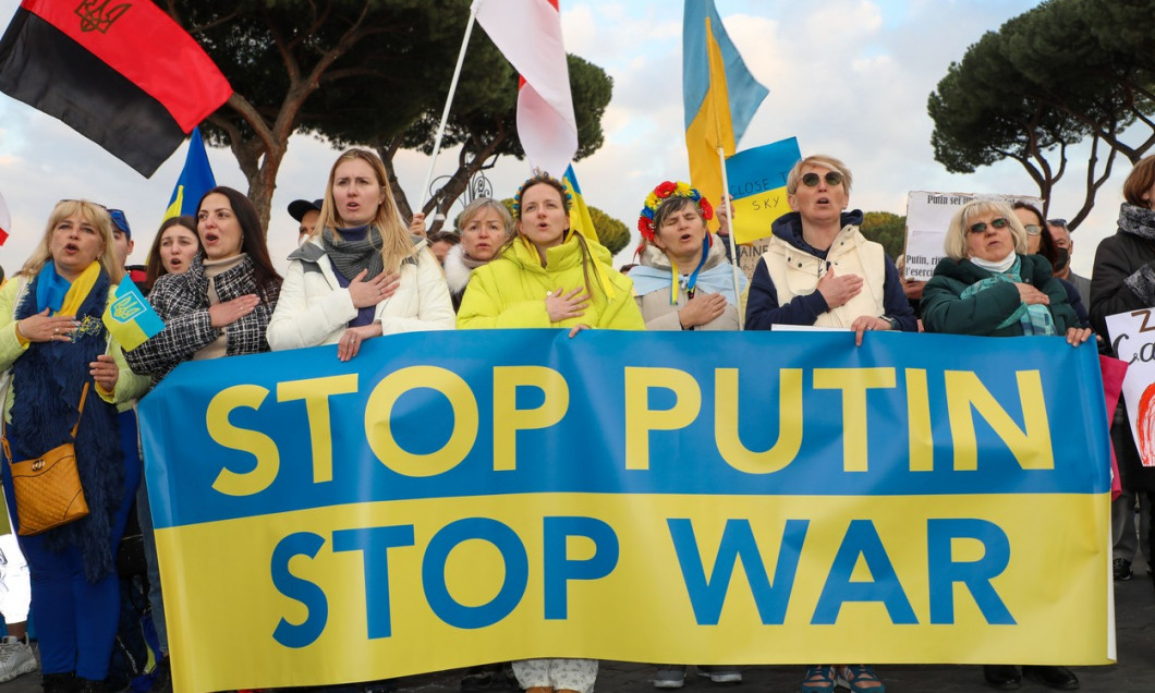 Protests in Rome against the Russian invasion of Ukraine, Italy - 06 Mar 2022