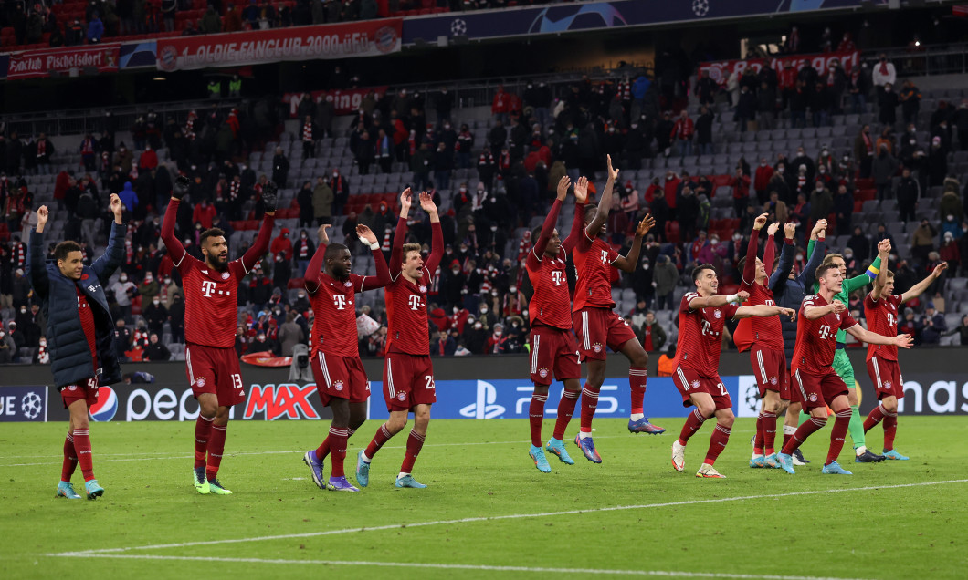 Fotbaliștii lui Bayern, după victoria cu Salzburg / Foto: Getty Images