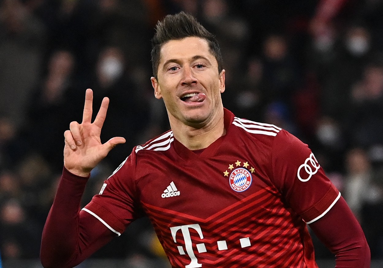 Robert Lewandowski a devenit golgheterul actualei ediții din UEFA Champions League. Cum arată TOPUL