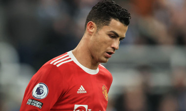 Cristiano Ronaldo #7 of Manchester United during the game