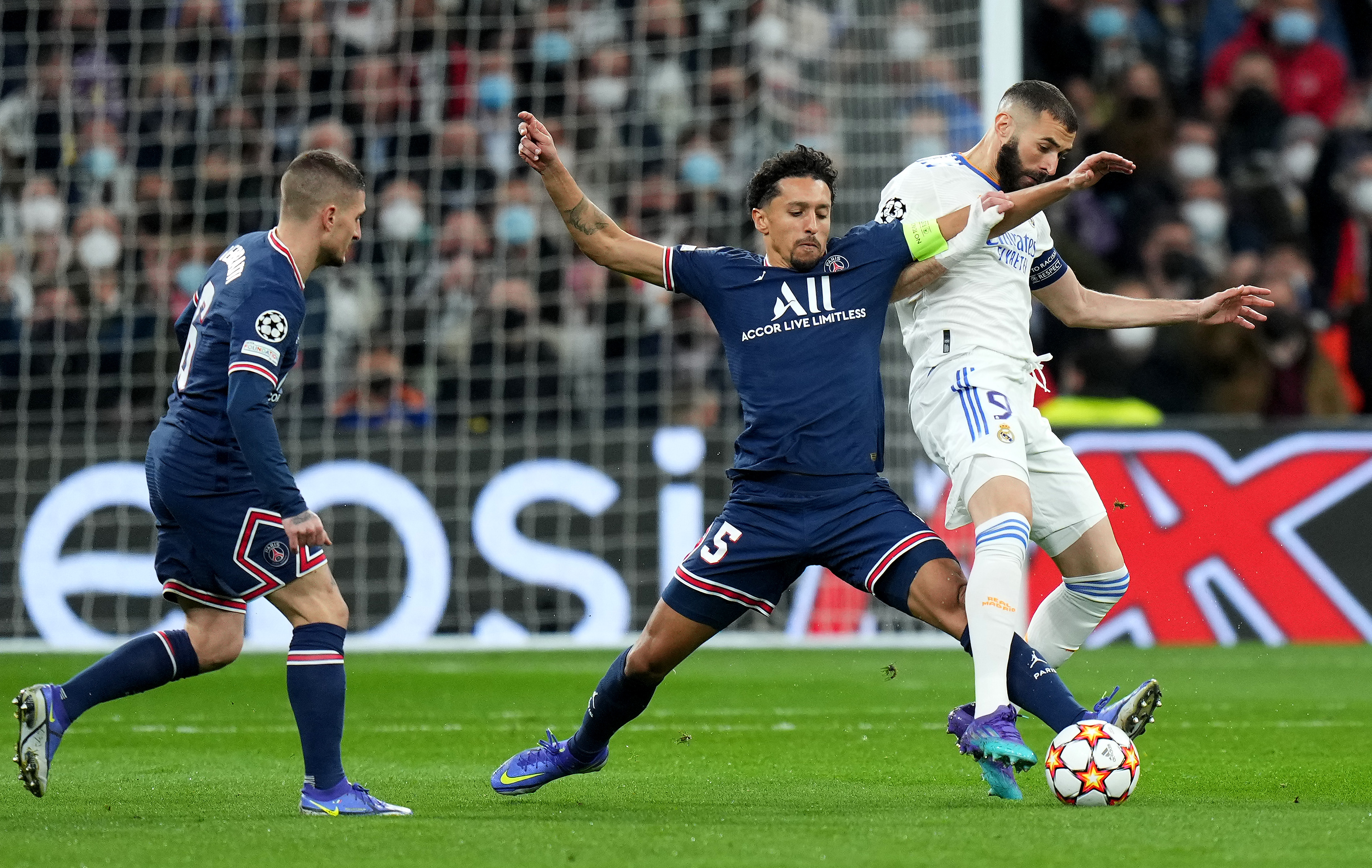 Real Madrid - PSG 1-1, ACUM, la Digi Sport 1. Benzema egalează, după ce Mbappe a înscris și a avut și două goluri anulate