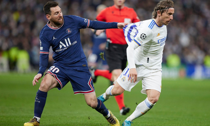 Real Madrid v PSG, UEFA Champions League 2021-2022, Round of 16, first leg. Football, Santiago Bernabeu Stadium, Madrid, Spain - 09 Mar 2022