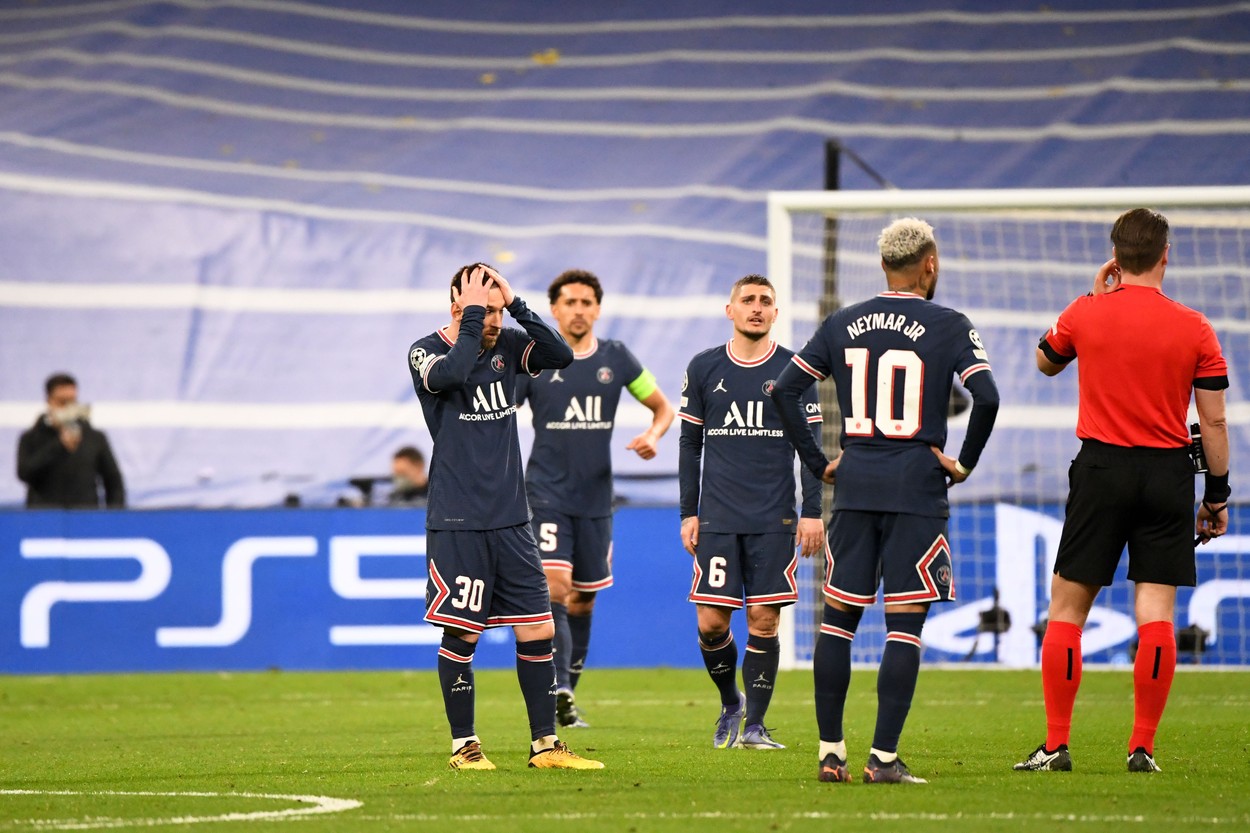 Bătaie între jucătorii de la PSG după eșecul din Champions League! Neymar, implicat în altercația fizică