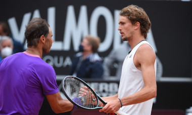 Rafael Nadal și Alexander Zverev / Foto: Profimedia