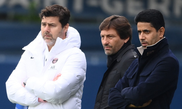 Mauricio Pochettino, Nasser Al-Khelaifi și Leonardo / Foto: Profimedia