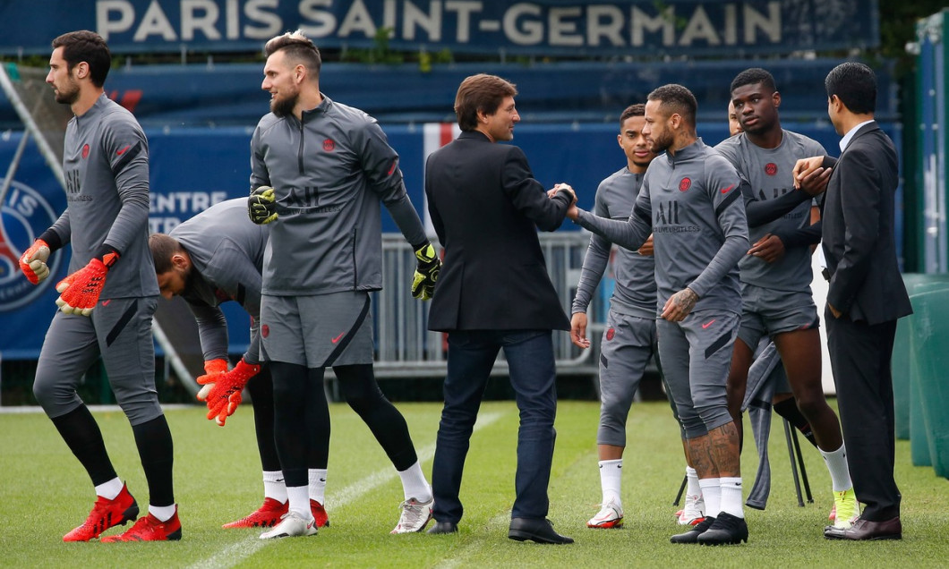 Saint-Germain-en-Laye: PSG's UEFA Champions League Training Session