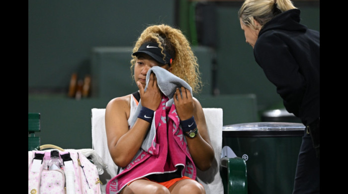 Naomi Osaka, în lacrimi la Indian Wells, după ce a fost jignită de un spectator / Foto: Profimedia