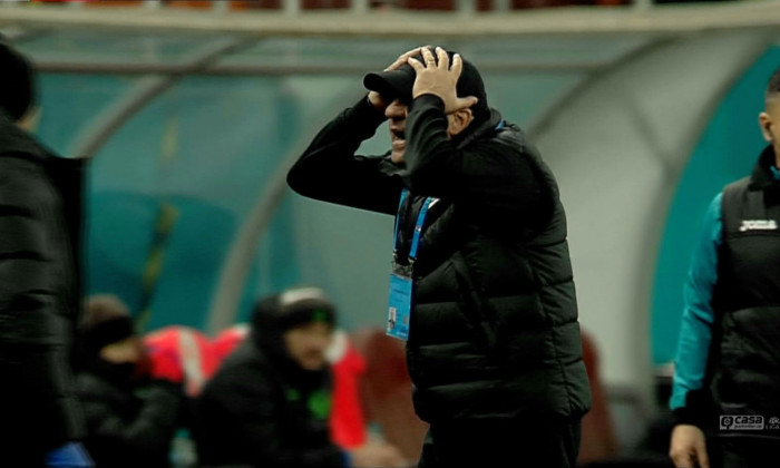 Gică Hagi, în Farul - FCSB / Foto: Captură Digi Sport