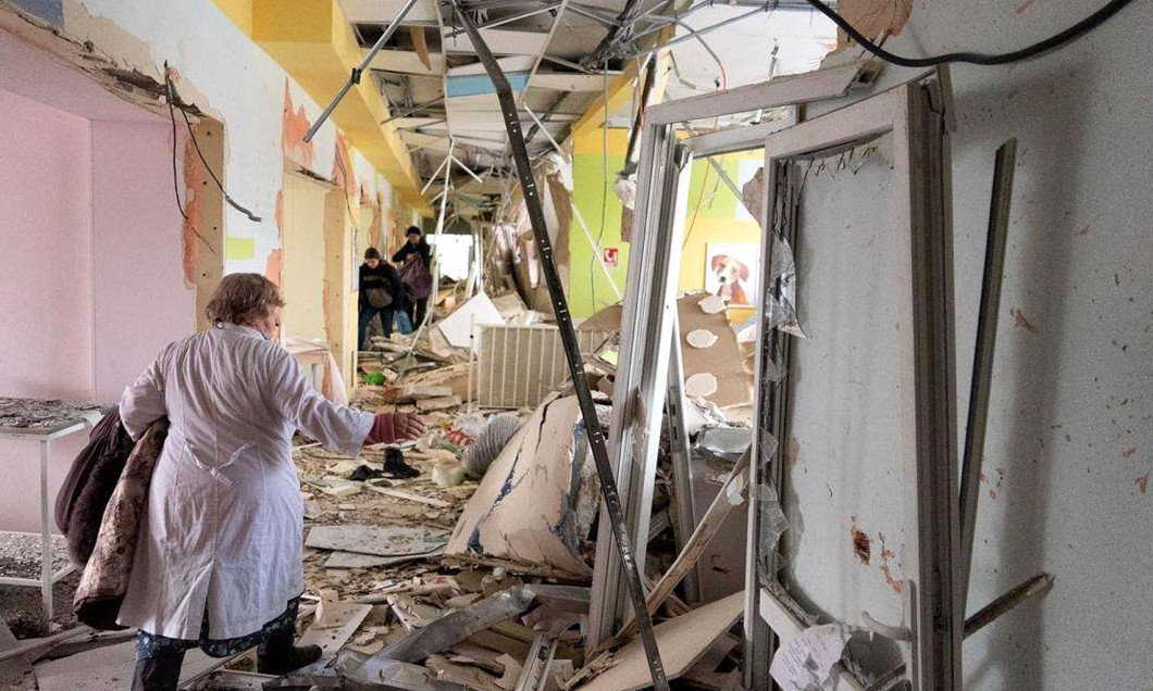 Maternitate din Mariupol, bombardată / Foto: Profimedia