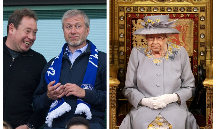 Roman Abramovich și Regina Elisabeta a Angliei