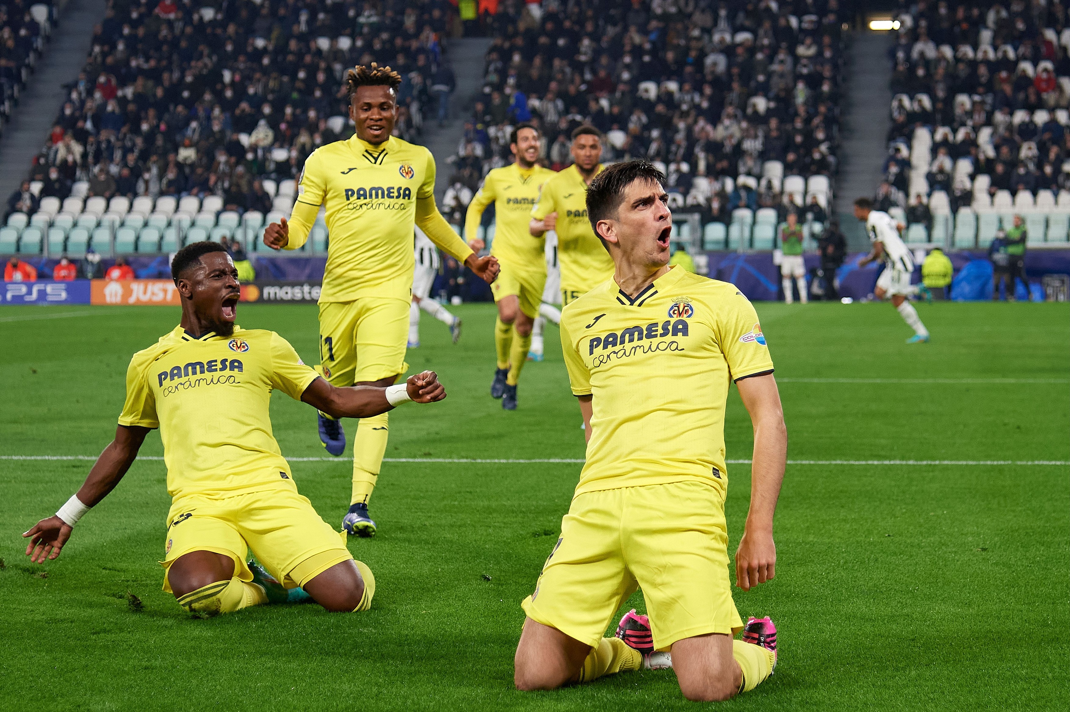 Juventus - Villarreal 0-3. Submarinul galben a dat toate golurile în ultimele 14 minute și s-a calificat în sferturi