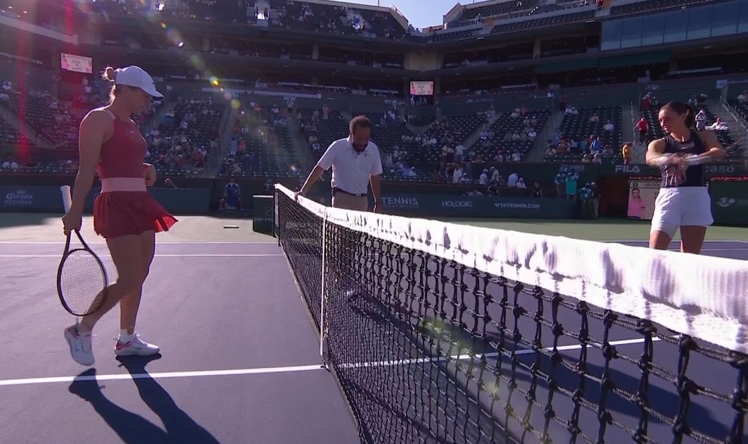 Simona Halep - Petra Martic 6-1, Digi Sport 2. Simona, set-bliț! Spectacol în California