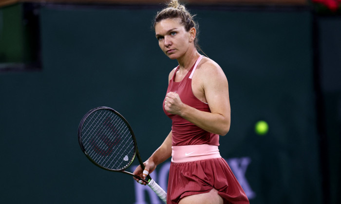 Simona Halep, în meciul cu Iga Swiatek / Foto: Profimedia