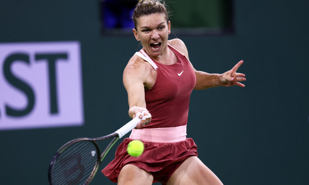 Simona Halep, în meciul cu Iga Swiatek / Foto: Profimedia