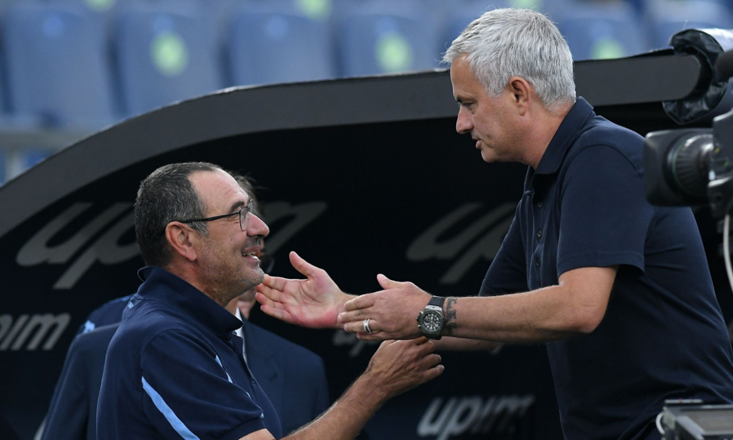 Maurizio Sarri și Jose Mourinho / Foto: Profimedia