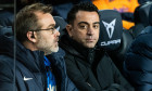 13th March 2022 ; Nou Camp, Barcelona, Spain: La Liga football, FC Barcelona versus Osasuna: Xavi Hernandez head coach of FC Barcelona looks on