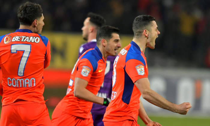 Andrei Dumiter, după golul marcat cu FC Argeș / Foto: Sport Pictures