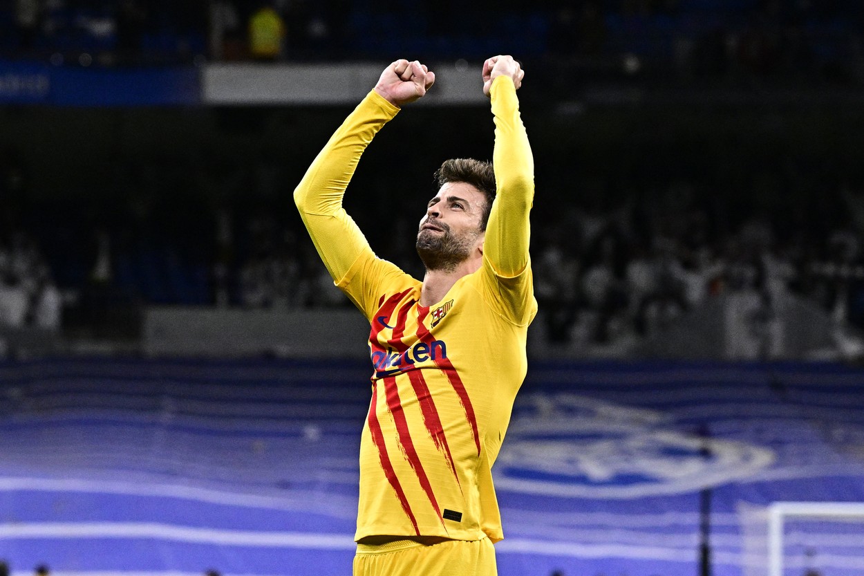 Gerard Pique a postat 3 cuvinte pe rețelele sociale, după ce Barcelona a spulberat-o pe Real chiar pe Bernabeu