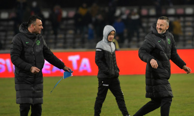 Toni Petrea și Mihai Stoica, după FCSB - FC Argeș / Foto: Sport Pictures