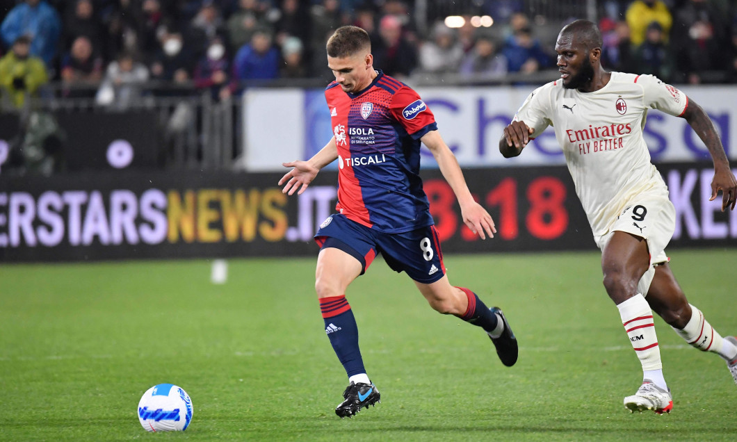 italian soccer Serie A match Cagliari Calcio vs AC Milan, Unipol Domus, Cagliari, Italy - 19 Mar 2022