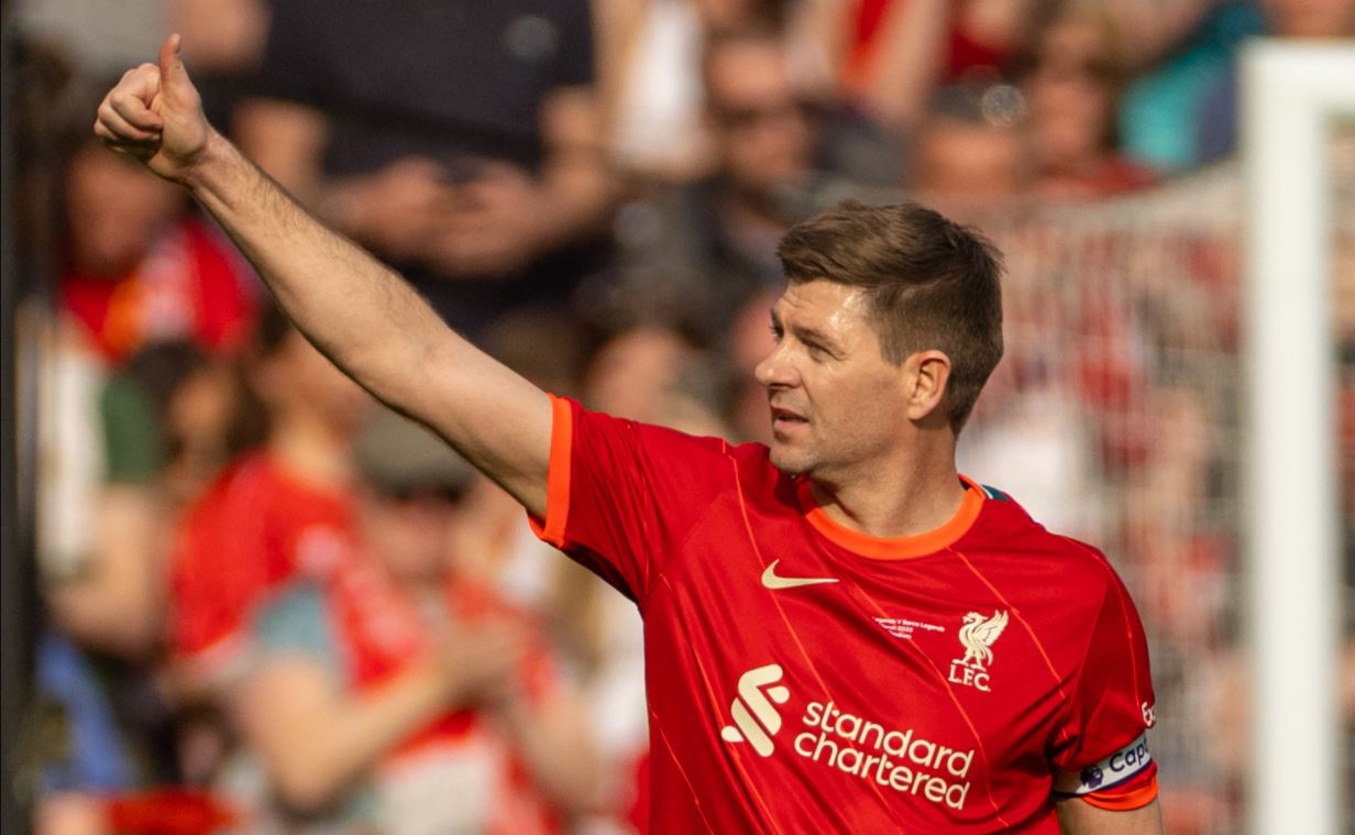 Liverpool - Barcelona 1-2, meciul legendelor. Gerrard și Rivaldo au înscris pe Anfield