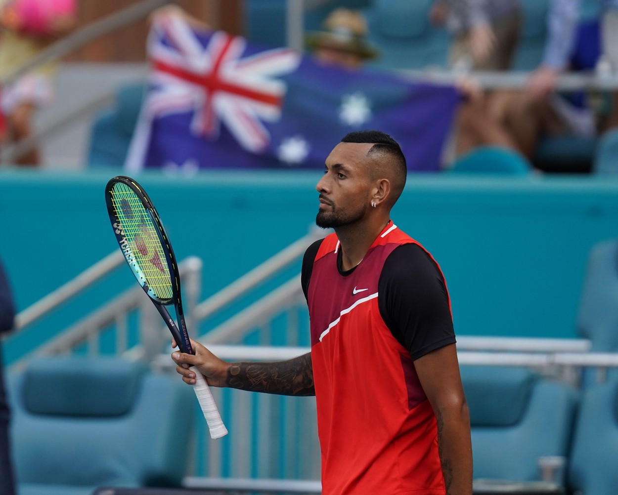 Nick Kyrgios, amendat drastic după comportamentul regretabil de la meciul cu Rafael Nadal de la Indian Wells