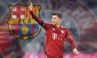 Munich, Deutschland. 25th Mar, 2022. PHOTO MONTAGE: Spanish media reports: Robert Lewandowski wants to go to FC Barcelona. Robert LEWANDOWSKI (FC Bayern Munich), gesture, waving, waving, farewell, action, single image, cropped single motif, half figure, h