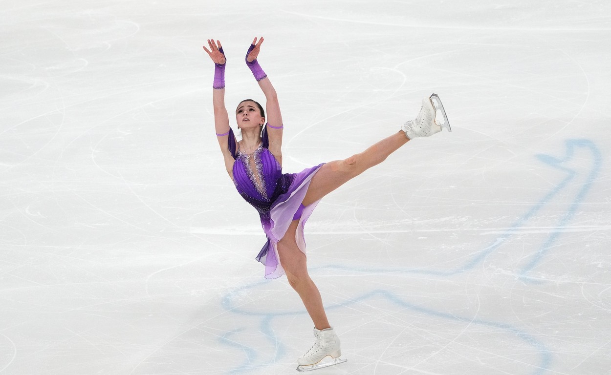 Primele imagini după JO 2022. Ce a făcut Kamila Valieva în timpul CM, la care sportivii ruși nu au participat