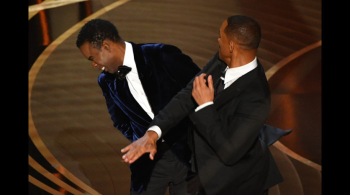 Momentul în care Will Smith l-a pălmuit pe Chris Rock la Gala Premiilor Oscar / Foto: Profimedia