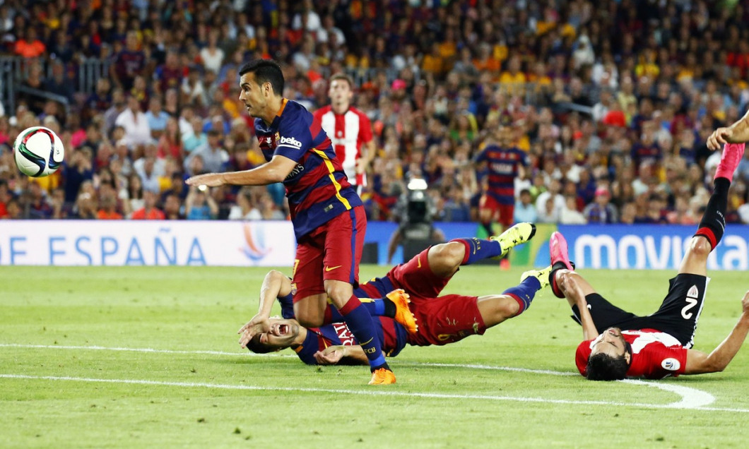 Barcelona v Athletic Bilbao, Spanish Super Cup football match, Second Leg, Camp Nou Stadium, Barcelona, Spain - 17 Aug 2015