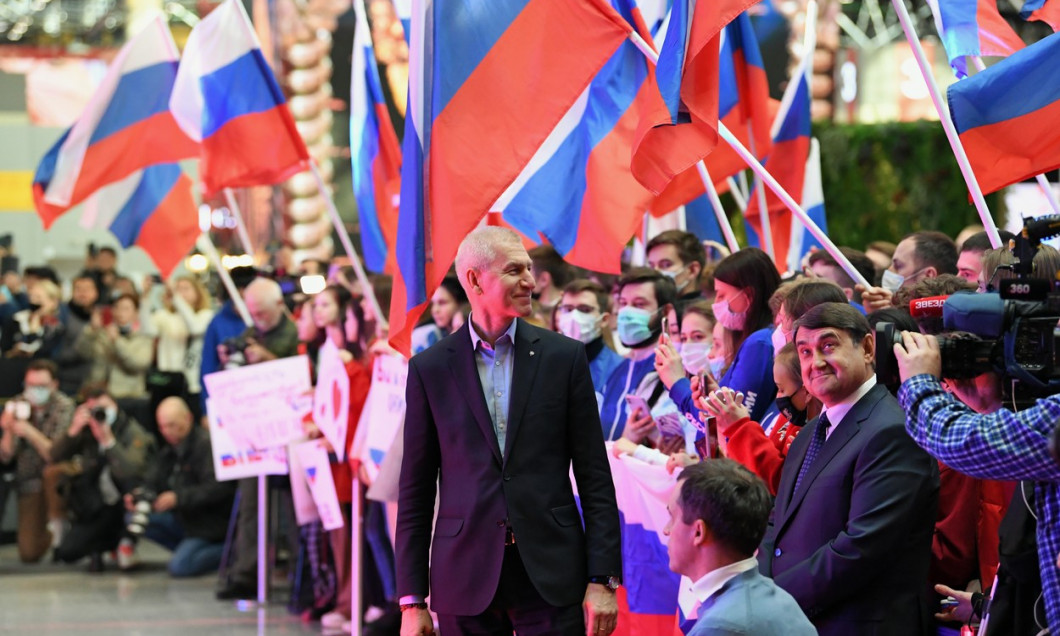 Meeting of the Russian Paralympic team at the Sheremetyevo International Airport named after A.S. Pushkin.