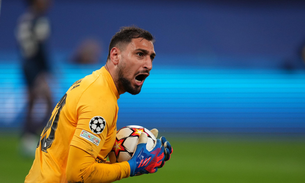 Madrid, Spain. March 09, 2022, Gianluigi Donnarumma of PSG during the UEFA Champions League match between Real Madrid and Paris Saint Germain, played at Santiago Bernabeu Stadium on March 09, 2022 in Madrid, Spain. (Photo by Colas Buera / PRESSINPHOTO)