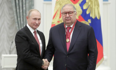 Vladimir Putin și Alișer Usmanov / Foto: Profimedia