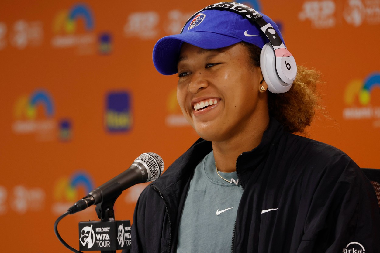 Lacrimi de bucurie pentru Naomi Osaka, după ce a ajuns în finala de la Miami, unde se va lupta pentru trofeu cu Iga Swiatek