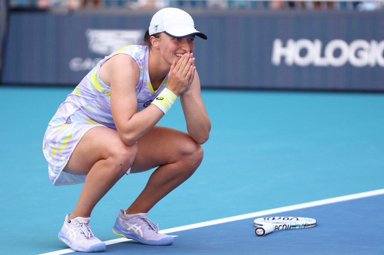 Decizie surprinzătoare luată de Iga Swiatek, după cucerirea trofeului la Miami Open: ”Îmi pare foarte rău!”