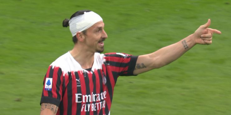 Zlatan Ibrahimovic, un car de nervi în Milan - Bologna: ce i-a spus arbitrului, în timp ce număra