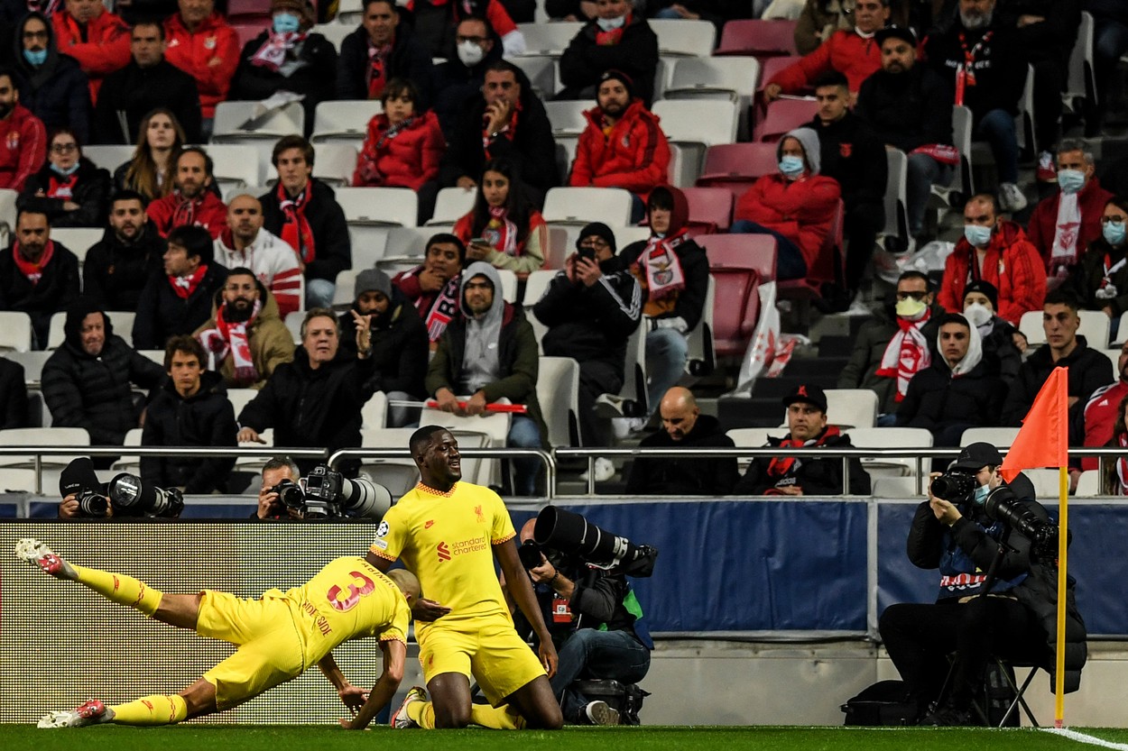 Fabinho, aproape de o accidentare stupidă după golul lui Konate. Reacția lui Jurgen Klopp