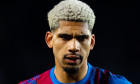 Barcelona, Spain. 3rd Apr, 2022. Ronald Araujo (FC Barcelona) is pictured during La Liga football match between FC Barcelona and Sevilla FC, at Camp Nou Stadium in Barcelona, Spain, on April 3, 2022. Foto: Siu Wu. Credit: dpa/Alamy Live News