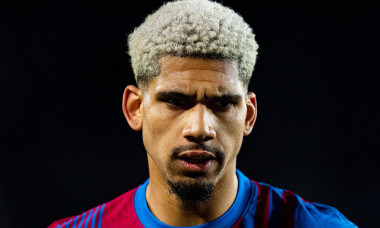 Barcelona, Spain. 3rd Apr, 2022. Ronald Araujo (FC Barcelona) is pictured during La Liga football match between FC Barcelona and Sevilla FC, at Camp Nou Stadium in Barcelona, Spain, on April 3, 2022. Foto: Siu Wu. Credit: dpa/Alamy Live News