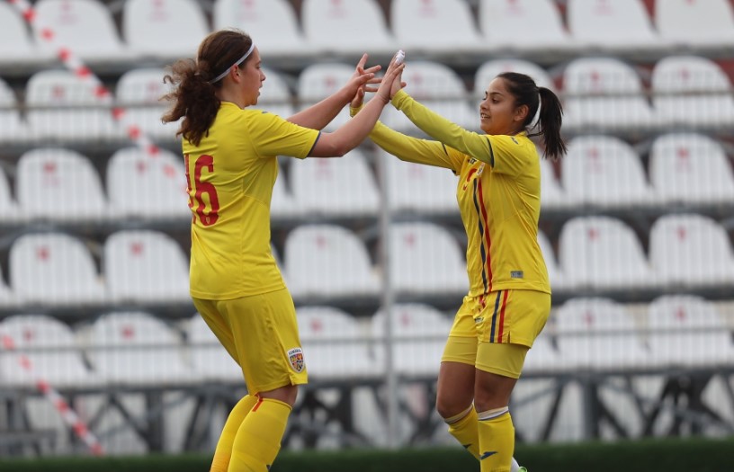 România U19 - Spania U19 0-9! ”Vrăbiuțele” lui Ion Marin, înfrângere drastică în preliminariile CE 2022