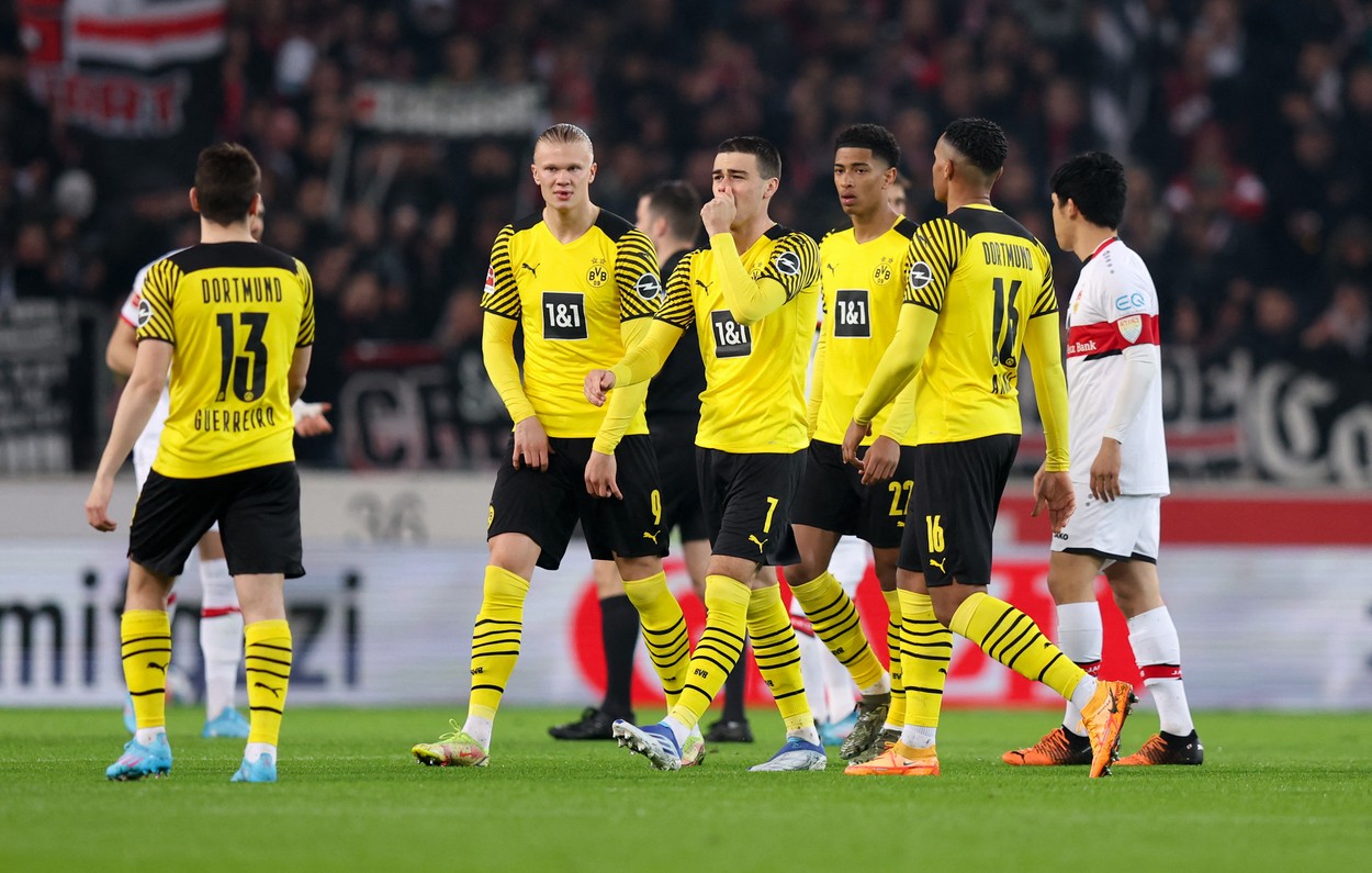 Stuttgart - Borussia Dortmund 0-2. Victorie pentru BVB umbrită de accidentarea lui Reyna, care a părăsit terenul în lacrimi