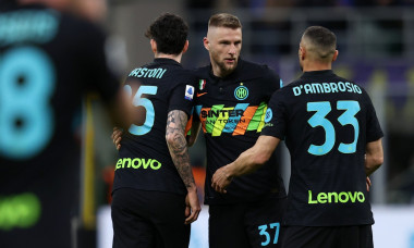 italian soccer Serie A match Inter - FC Internazionale vs Hellas Verona FC, San Siro stadium, Milan, Italy - 09 Apr 2022