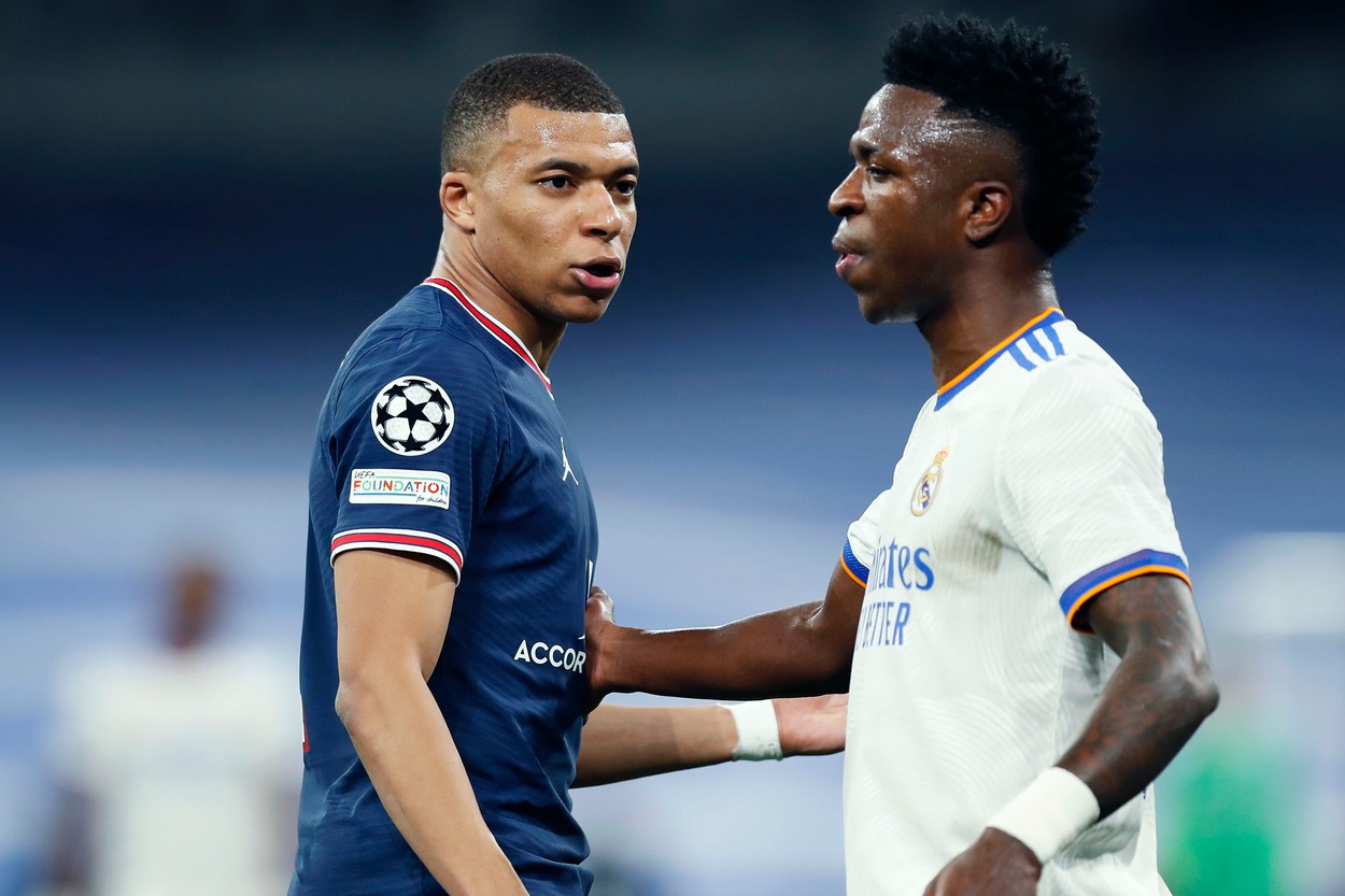 Cum a reacționat Vinicius Jr. după ce Mbappe a reușit hat-trick-ul în meciul contra celor de la Clermont
