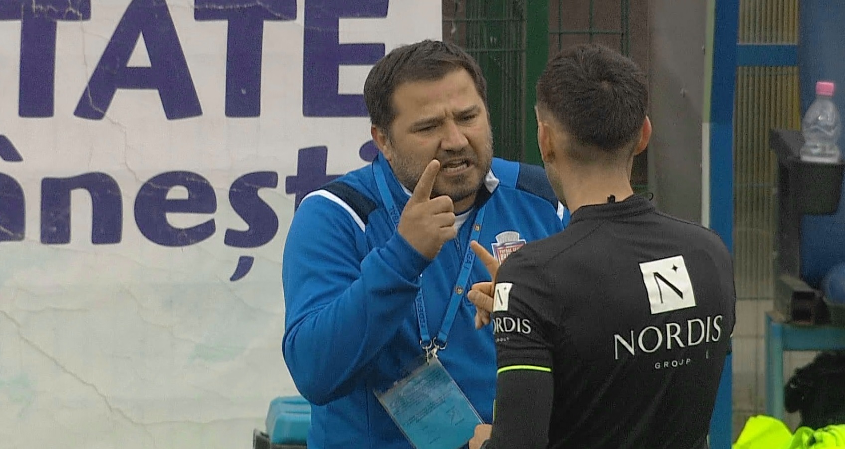Marius Croitoru, scos din sărite de arbitrul George Găman: ”Nu-mi face așa că nu mă sperii!”