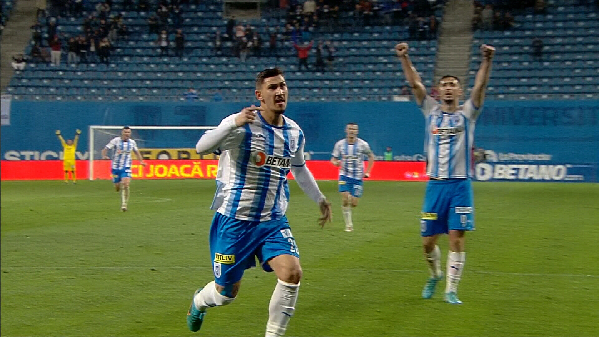 Universitatea Craiova - CFR Cluj 3-2. Spectacol pe Ion Oblemenco! Oltenii au dat lovitura în prelungiri