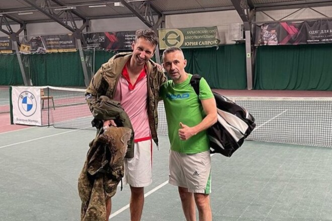 Sergiy Stakhovsky a jucat tenis pe un teren afectat de bombardamentele rușilor. Mesajul ucraineanului