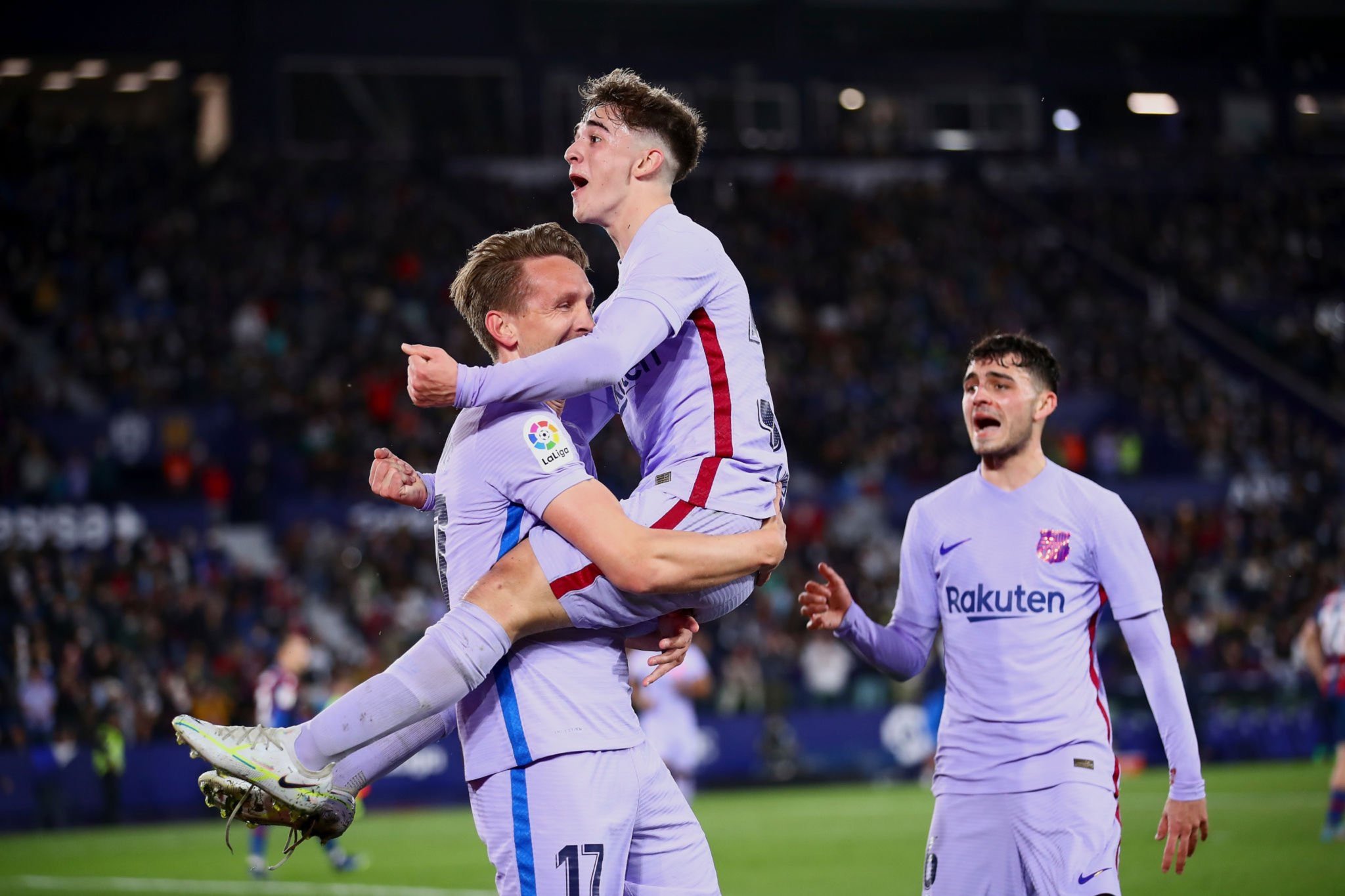 Levante - FC Barcelona 2-3. Rezerva Luuk de Jong marchează în prelungiri golul de trei puncte!