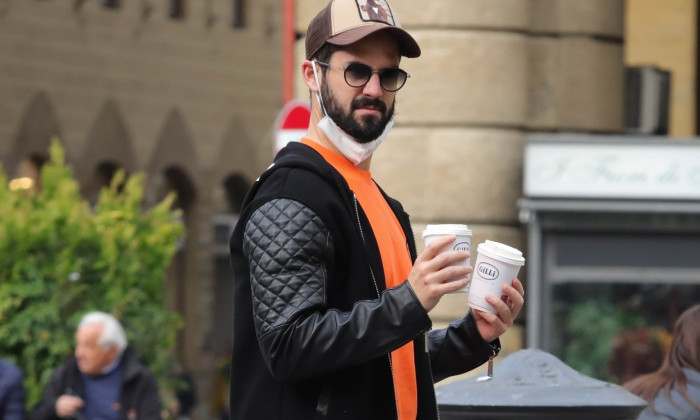 *EXCLUSIVE* Real Madrid midfielder Isco and his partner Sara Salamo enjoy a family holiday in Florence